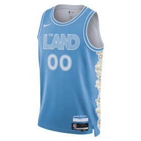 Män Cleveland Cavaliers Tröja Skräddarsydda Nike 2024-25 City Edition Blå Swingman